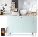 Nedis Konvektor WLAN-Konvektorheizung 2000W, Smart-App, Glasfront & IP24 in...