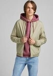 Jack & Jones Blouson JJERUSH mit Stehkragen und Rei&szlig;verschlusstaschen unifarben,