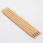 KnitPro Rundstricknadeln Nadelspiel Basix Birch 4,50 mm 20 cm 5 St&uuml;ck