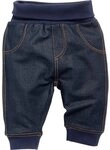 Schnizler Schlupfhose Baby Sweat-Hose Jeans-Optik