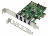 Renkforce 4 Port USB 3 PCI-Express Controller-Karte mit Modulkarte