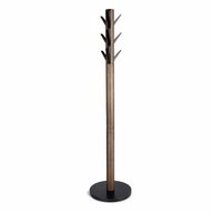 Umbra Garderobenst&auml;nder Flapper Schwarz / Walnu&szlig;