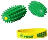 Togu Stuhl Ergonomiehandtrainer Brasil 470636 11x5cm gr&uuml;n 2 St&uuml;ck
