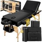 tectake Massageliege 3 Zonen Massageliege (Set, 1-St., mit Tragetasche), Breite 70