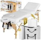 tectake Massageliege 3 Zonen Massageliege (Set, 1-St., mit Tragetasche), Breite...