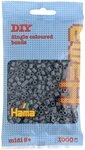 Hama B&uuml;gelperlen Hama B&uuml;gelperlen &ndash; Dunkelgrau, Midi 5 mm (1000 Stk)