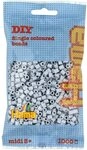Hama B&uuml;gelperlen Hama B&uuml;gelperlen &ndash; Hellgrau, Midi 5 mm (1000 Stk)