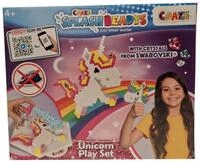 Hasbro Kreativset CRAZE Splash Beadys Steckperlen Einhorn, Wasserperlen Spiel-Set