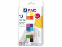 STAEDTLER Modelliermasse FIMO® soft Basic Colours 12 Halbböcke á 25 g