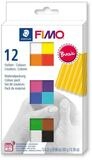STAEDTLER Modelliermasse STAEDTLER FIMO Modelliermasse Soft Basic 12x25g