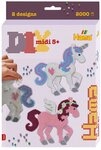 Dan Import B&uuml;gelperlen Hama B&uuml;gelperlen midi Pferde 2000 St&uuml;ck...