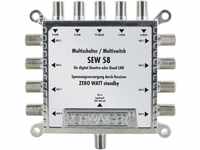 Schwaiger SAT-Multischalter SEW58 531 (verteilt 1 Satellitenpositionen auf 8