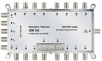 Schwaiger SAT-Multischalter SEW516 531, 5 Eing&auml;nge verteilt 1 Satellitenposition auf