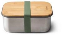 black+blum Lunchbox Edelstahl Sandwich-Box Gro&szlig; Olive 1250 ml, Edelstahl,...
