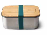 black+blum Lunchbox, Ozean, aus Edelstahl, mit Bambusdeckel, inkl. Teiler