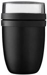 Mepal Lunchbox Thermo-Lunchpot Ellipse Schwarz, 500 ml, Ideal f&uuml;r unterwegs, h&auml;lt