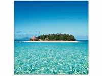 Art-Land Verblüffende Fiji Insel und klares Meer 20x20cm (50156535-0)