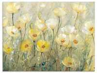 Artland Glasbild Sommer in voller Blüte II, Blumenwiese (1 St), in...