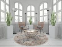 OCI DIE TEPPICHMARKE Teppich BESTELLER CAVA, rund, H&ouml;he: 8 mm, Glanz Viskose,...