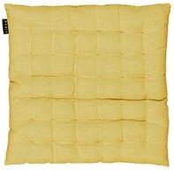 Linum Sitzkissen Sitzkissen 40x40 cm Pepper senfgelb, Sitzkissen, 40,00cm, Baumwolle,