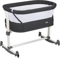 BabyGo Baby-Reisebett Vivaldi, dunkelgrau, mit Schaukelfunktion, auch als