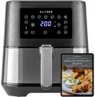 KLAMER Hei&szlig;luftfritteuse XL 5,5l, Multifunktionale Heissluftfritteuse, &ouml;lfreie