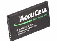 AccuCell AccuCell Akku passend für Nokia 6100, BL-4C Akku 600 mAh (3,6 V)