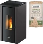 Freepoint Pelletofen FreePoint &raquo; Indigo Evo&laquo;, 2,5-7 kW, 7 kW