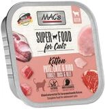 MAC'S Kitten Pute, Rind & Ente 85 g - 16 St&uuml;ck, Nassfutter f&uuml;r: Katze