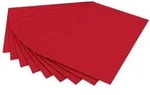 Folia Bastelkartonpapier folia Tonpapier rot 130 g/qm 50 St.