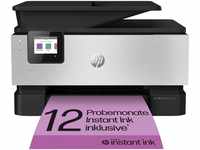 HP OfficeJet Pro 9019e Multifunktionsdrucker, (LAN (Ethernet), WLAN (Wi-Fi), 12