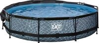 EXIT Framepool inkl. Sonnensegel (Set, 4-tlg), &Oslash;xH: 360x76 cm, mit
