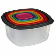 5five Simply Smart Frischhaltedose Frischhaltedosen-Set 7-tlg., Kunststoff, (Set,