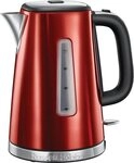 RUSSELL HOBBS Wasserkocher 23210-70 Luna Solar Red WK, 1,7 l, 2400 W