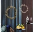 STAR TRADING Dekokranz LED Lichtkranz Fenster T&uuml;rschmuck Wandkranz 30LED D: 30cm