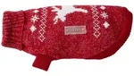 Wolters Hundepullover Strickpullover Elch mit Glitzer rot/silber rot|silberfarben