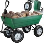 tectake Bollerwagen Handwagen Tummi mit luftgef&uuml;llten Reifen Belastbarkeit...