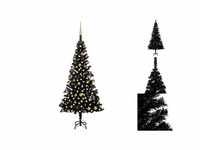 vidaXL Künstlicher Weihnachtsbaum Künstlicher Weihnachtsbaum mit LEDs Schmuck