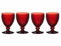 Villeroy & Boch Boston coloured Rotweinglas rot 4er Set