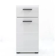 trendteam Badkommode, Badm&ouml;bel Badschrank Unterschrank H&auml;ngeschrank wei&szlig;