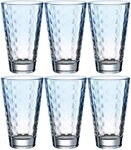 LEONARDO Longdrinkglas OPTIC, 6-tlg., Glas, 300 ml, 6-teilig