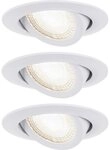 Paulmann LED Einbaustrahler Paulmann LED Einbauleuchte wei&szlig; matt schwenkbar,...