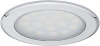 Paulmann LED Einbaustrahler LED M&ouml;bel Einbauleuchte rund 2er-Set 2x2,5W Chrom, LED