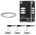 Paulmann LED Wandleuchte LED Einbauleuchte Nova Basisset starr IP44 rund 78 mm...