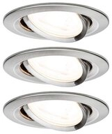 Paulmann LED Einbauleuchte LED Einbauleuchte Basisset schwenkbar rund 84mm 50&deg;...