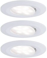 Paulmann LED Einbauleuchte LED Einbauleuchte Basisset schwenkbar IP65 rund 90mm...