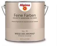Alpina Wand- und Deckenfarbe Erlesenes Graubeige No. 35, Matt, wasserbasiert,...