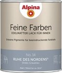 Alpina Wandfarbe Alpina Feine Farben Lack No. 14 Ruhe des Nordens -