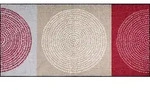 Salonloewe Fu&szlig;matte Fu&szlig;matte "Nestor", eckig, H&ouml;he: 7 mm, Motiv rot 75 cm x 150 cm