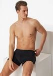 Boxer SCHIESSER "95/5", Herren, Gr. 4, schwarz (000, schwarz), Single Jersey,